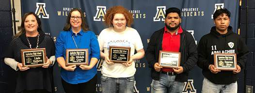 AHS honors students, faculty members of the month